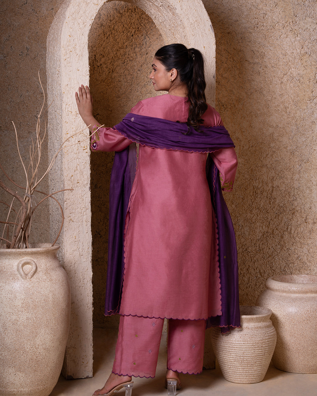 MEHER PINK SUIT SET