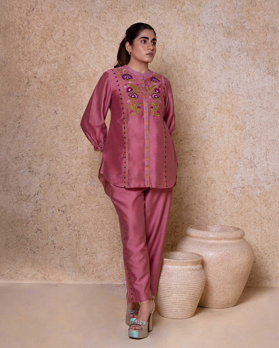 ALINA PINK CO-ORD SET