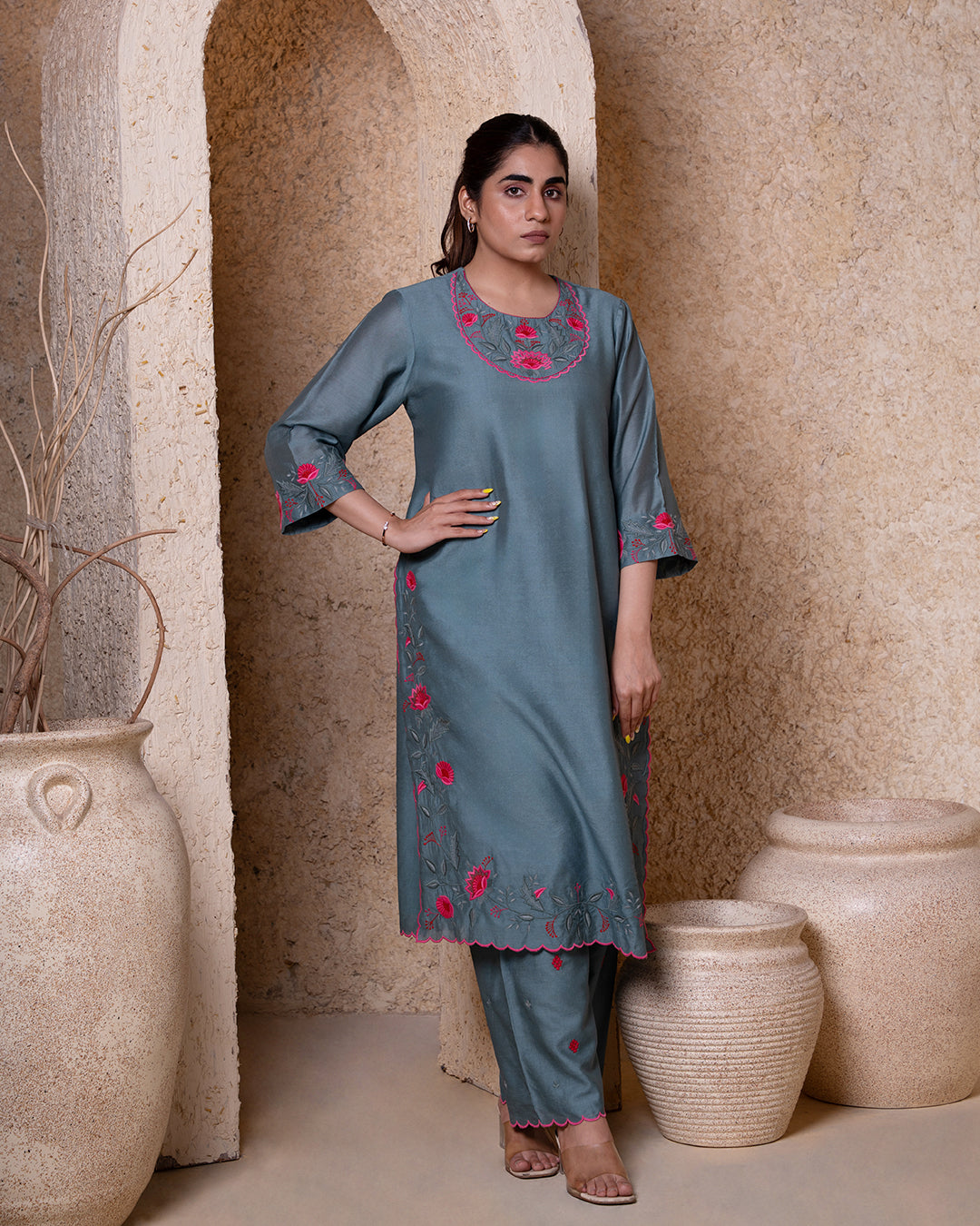 REVA BLUE SUIT SET