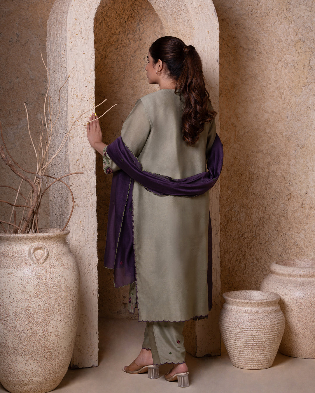 VANYA GREEN SUIT SET