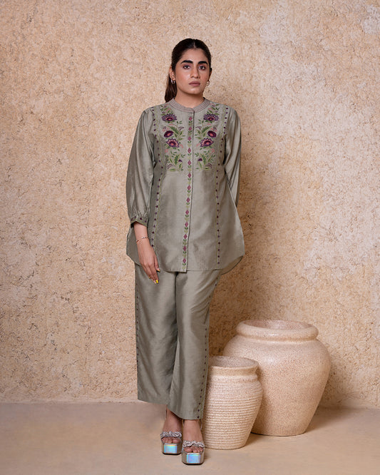 TARA GREEN CO-ORD SET