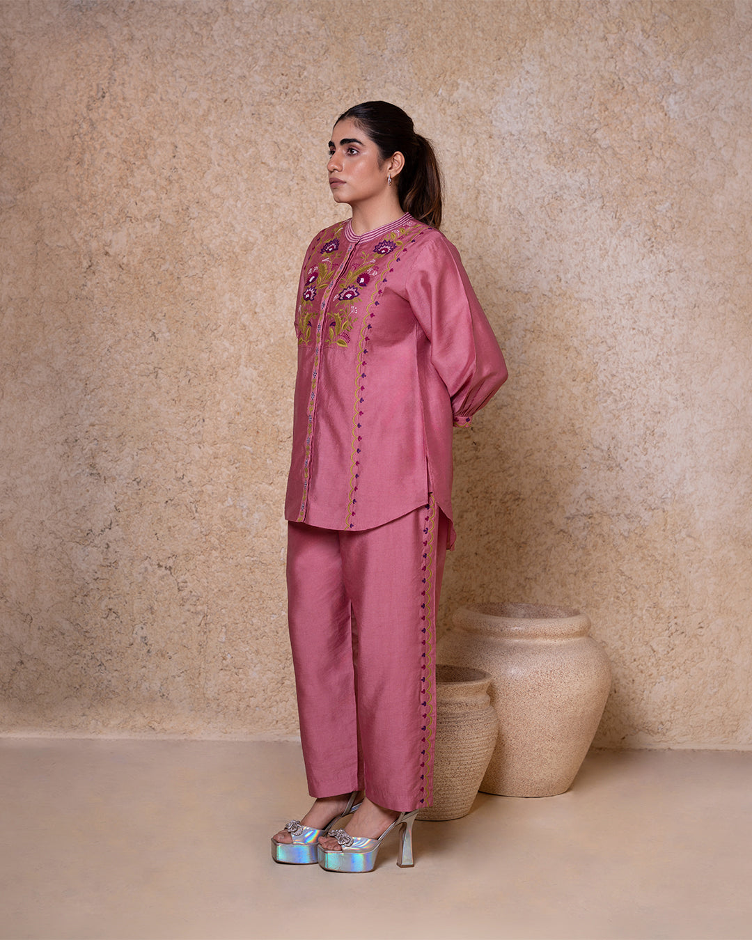 ALINA PINK CO-ORD SET