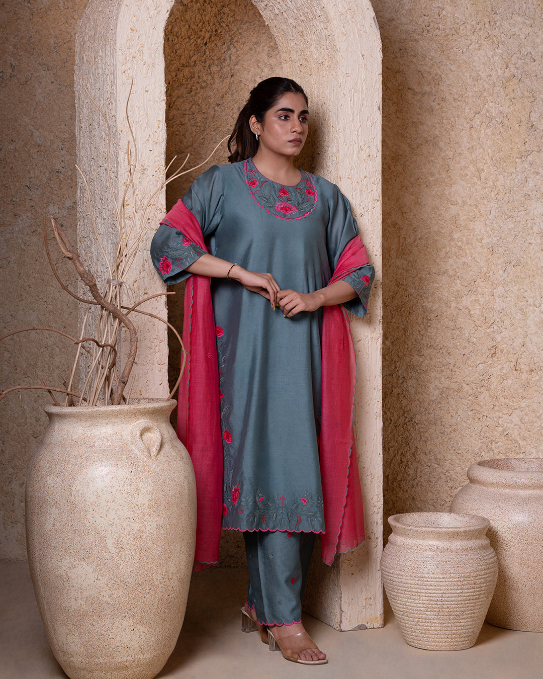 REVA BLUE SUIT SET