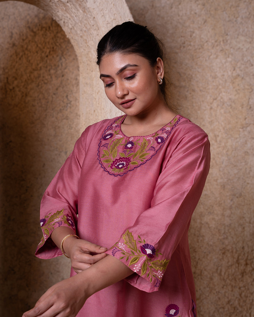 MEHER PINK SUIT SET