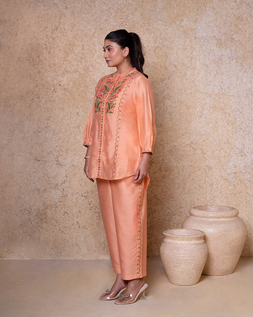 SIA PEACH CO-ORD SET