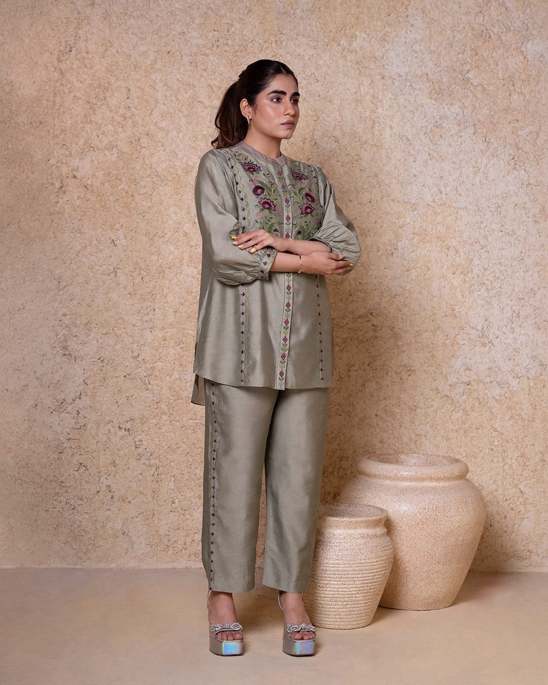 TARA GREEN CO-ORD SET