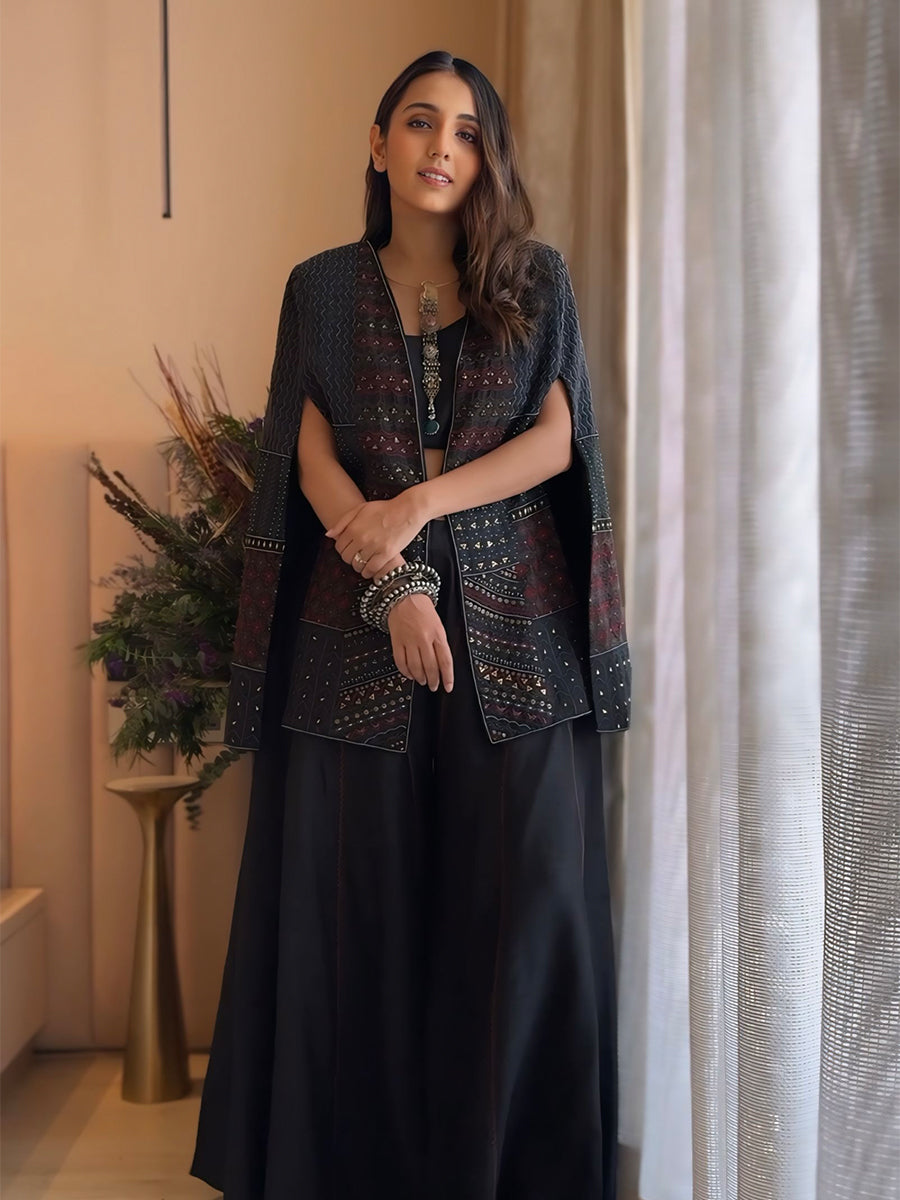 Black Boho Chic Ensemble